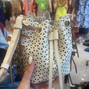 Zac Posen Bucket Bag with Tassel Drawstring